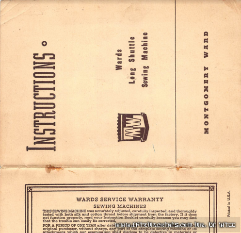 montgomery_ward_long_shuttle_sewing_machine_manual_cover