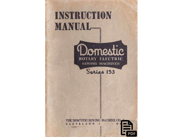domestic_series_153_manual_cover_page